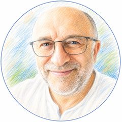 Portrait dessiné de l'auteur